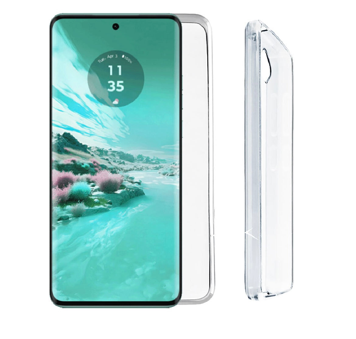 MOTOROLA EDGE 40 TRANSPARENT CASE