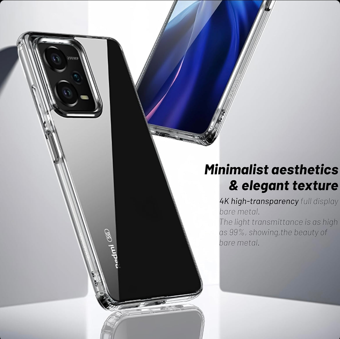 POCO X5 TRANSPARENT SILICONE CASE