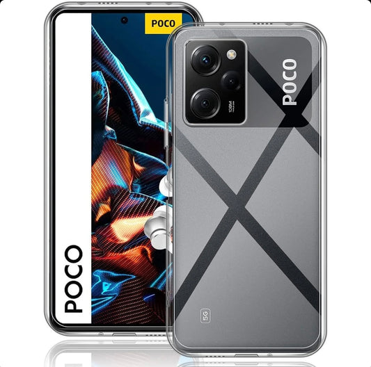 POCO X5 TRANSPARENT SILICONE CASE