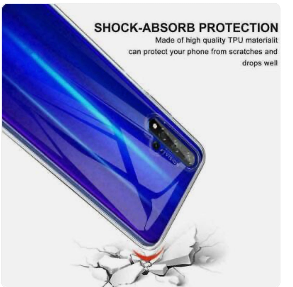 ONE PLUS CE 3 LITE TRANSPARENT CASE