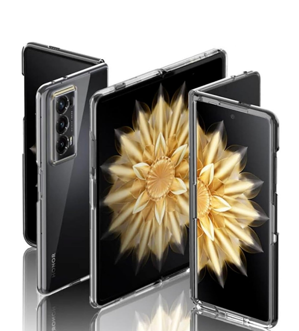 HONOR MAGIC V2 TRANSPARENT SILICONE CASE