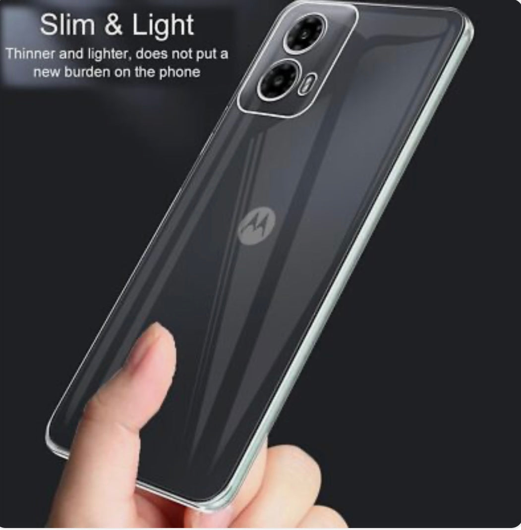 MOTOROLA G73 TRANSPARENT CASE