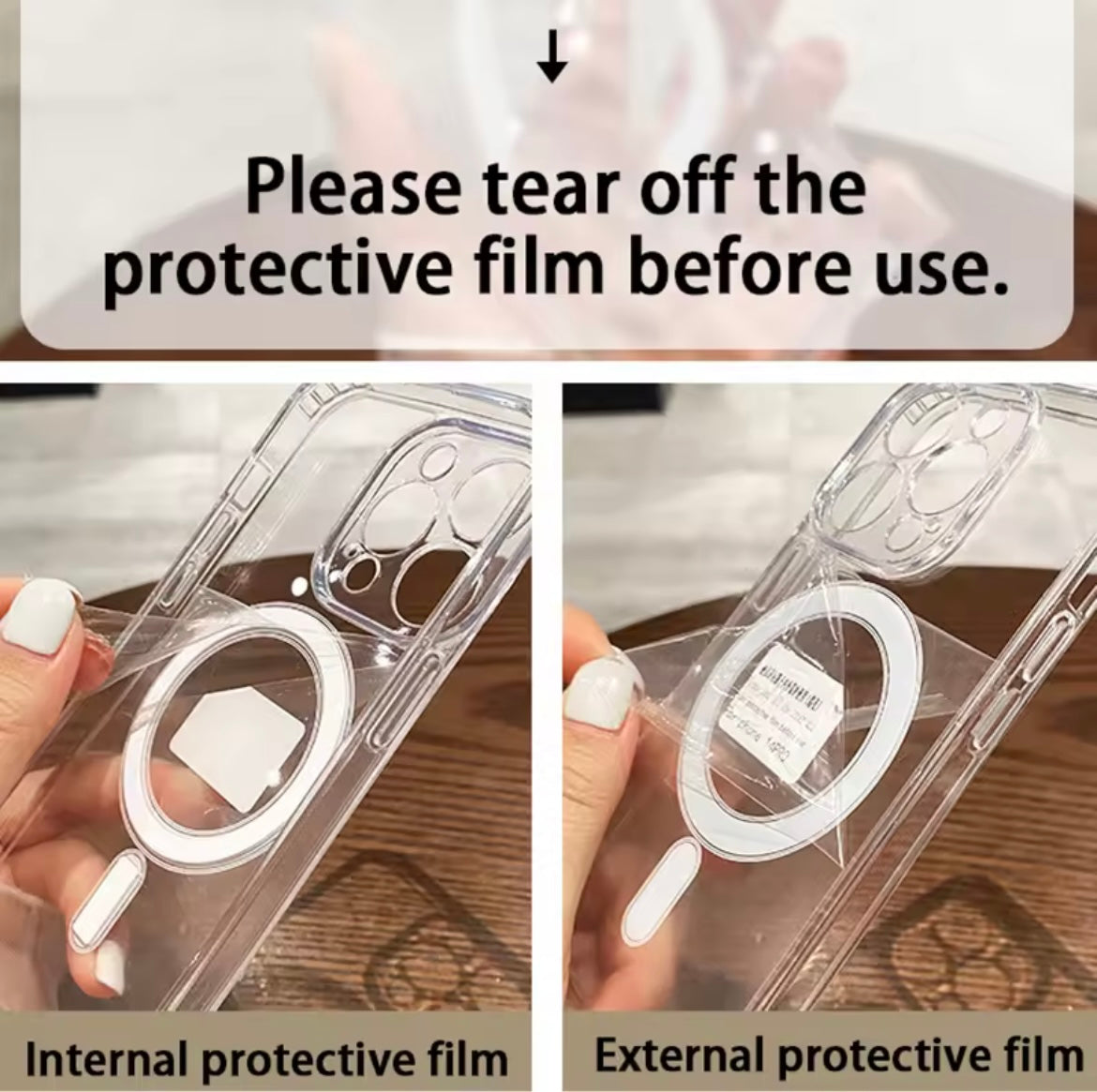 CLEAR IPHONE CASE