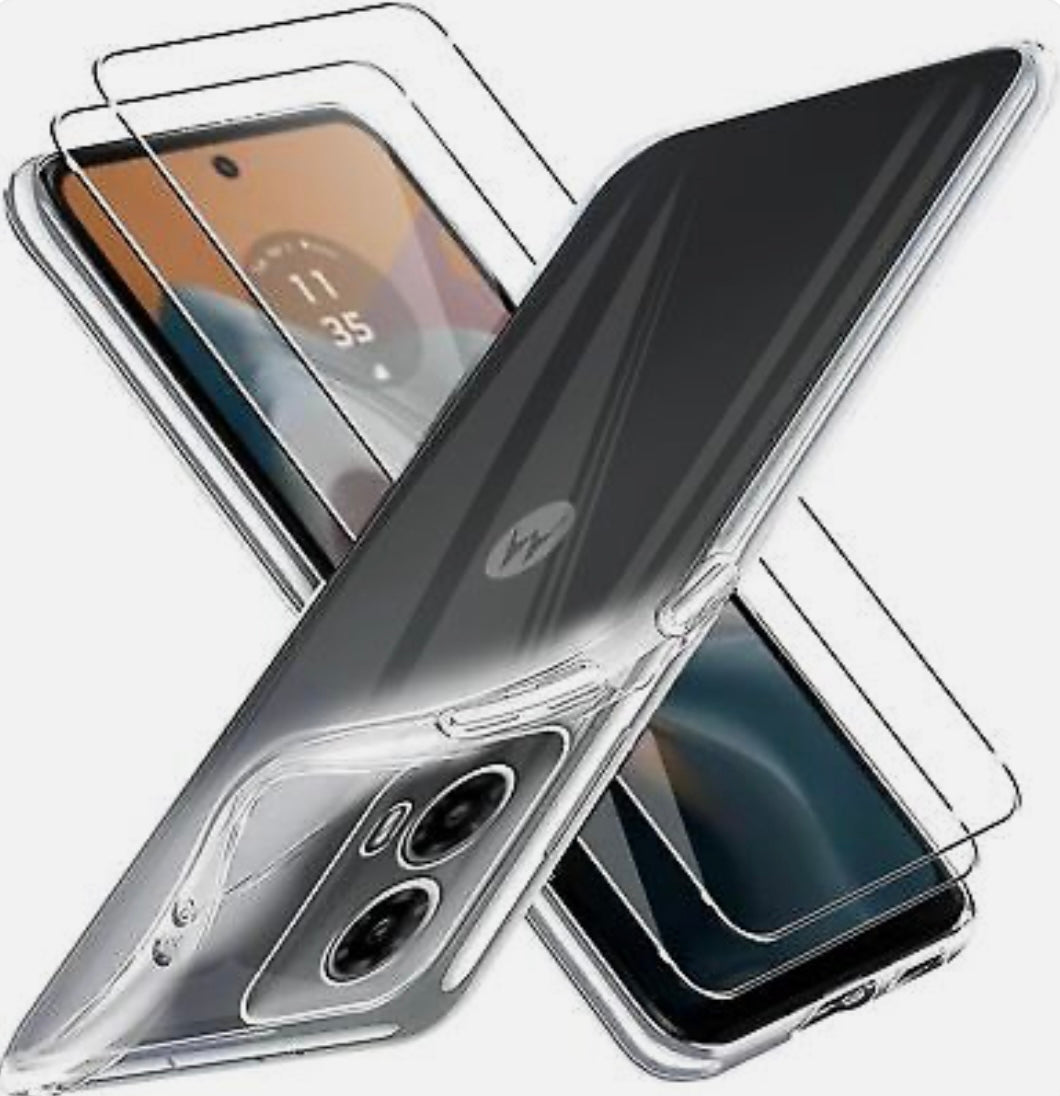MOTOROLA G73 TRANSPARENT CASE