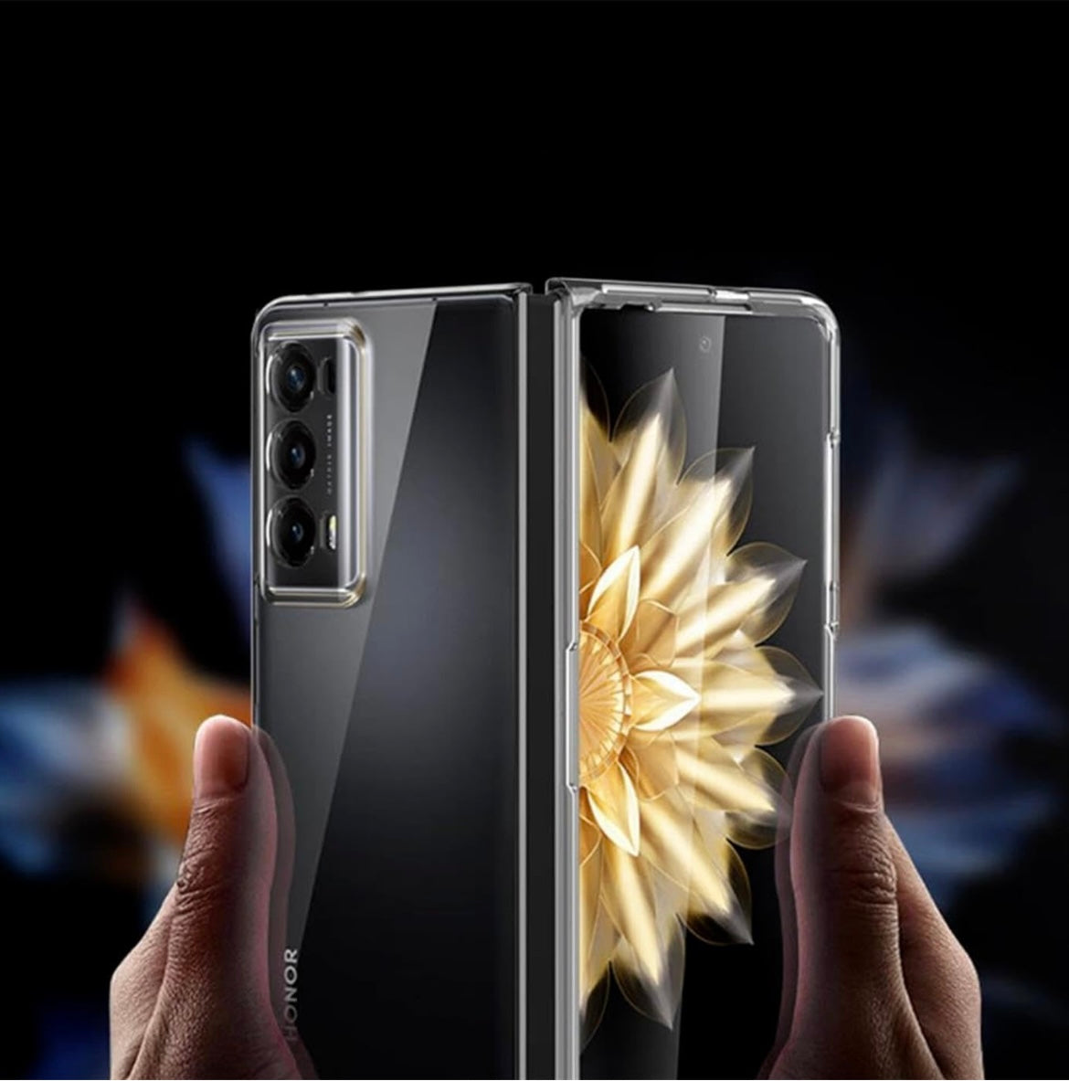 HONOR MAGIC V2 TRANSPARENT SILICONE CASE
