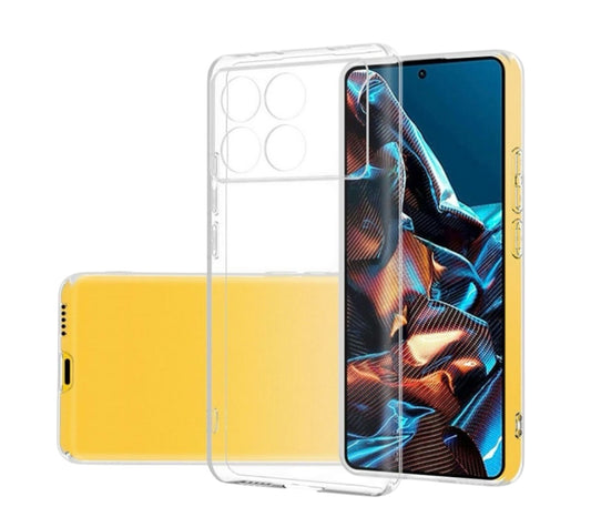 POCO X6 SILICONE TRANSPARENT CASE