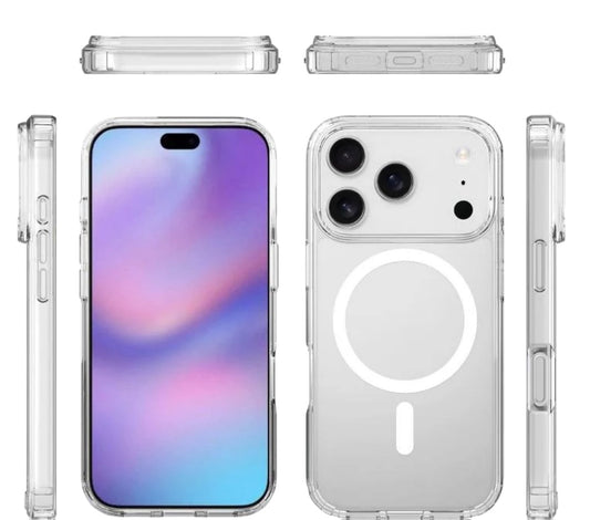 IPHONE 17 PRO TRANSPARENT SILICONE CASE